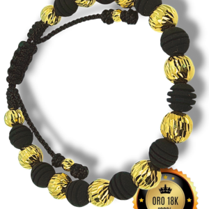 Pulsera en Oro 18k balines 8mm