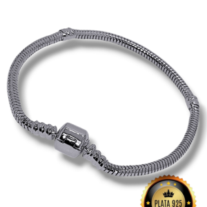 Pulsera en Plata 925 con Broche Tipo Cajón