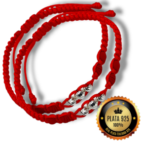 Pulsera para parejas en Plata 925 balines 5mm o 6mm