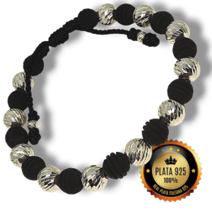 Pulsera Balines Diamantados en Plata 925